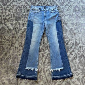 Levi's Made and Crafted Patchwork Two Tone Jeans